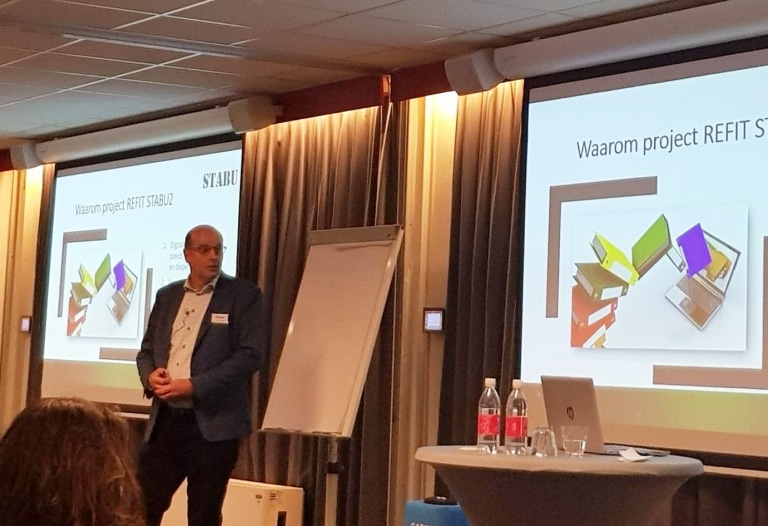 Foto Gert op gebruikersdag