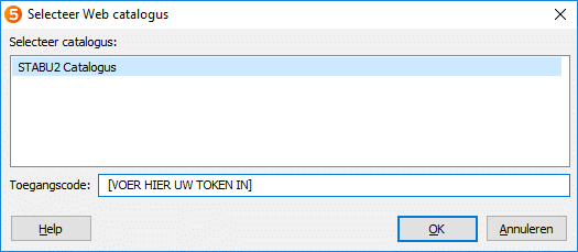 Token invullen